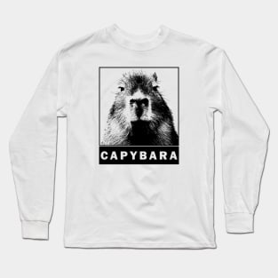 Capybara's Silhouette Long Sleeve T-Shirt